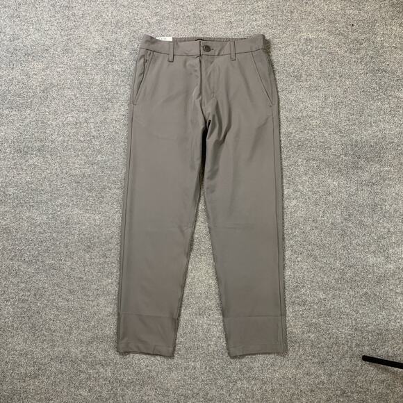 Marc New York Pants Mens 30 Gray Commuter Stretch Flat Front Performance Golf - Picture 2 of 13